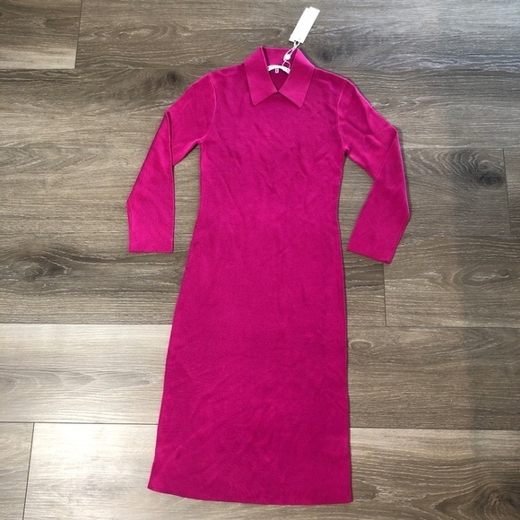 Trina Turk Dresses & Skirts - Trina Turk Bookish Collared Pink Fuchsia Hot Pink Minidress NWT Womens Size XS